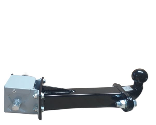 Trekhaakverlenger klikbevestiging zijaanzicht