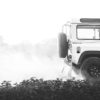 Gegalvaniseerde wielmoeren gemonteerd op Land Rover Defender