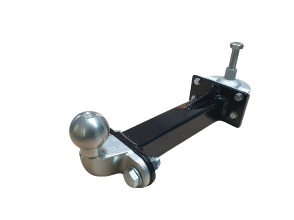 Trekhaakverlenger schroefmontage zijaanzicht